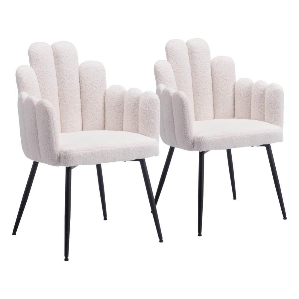 Noosa Dining Chair (Set of 2) Ivory