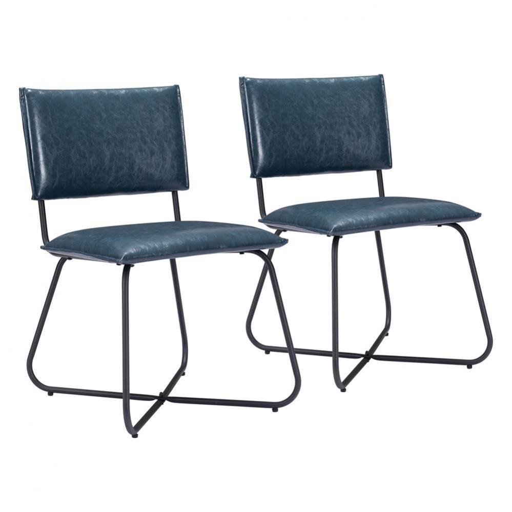 Grantham Dining Chair (Set of 2) Vintage Dark Blue