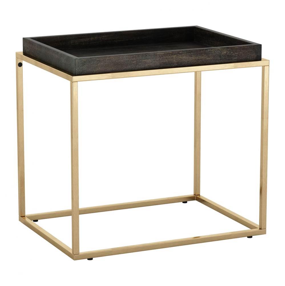 Jahre Side Table Black and Brass