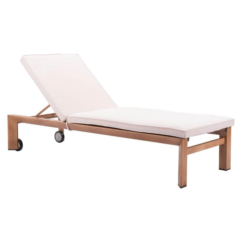 Cozumel Lounge Chair Beige and Natural
