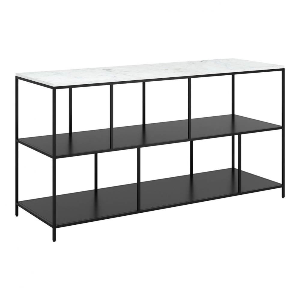 Singularity Console Table White and Black