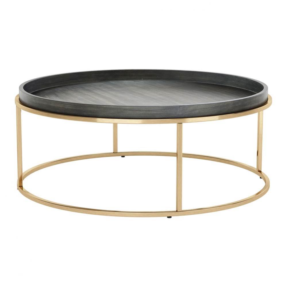 Jahre Coffee Table Black and Brass