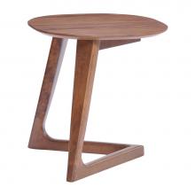 Zuo 100098 - Park West Side Table Walnut