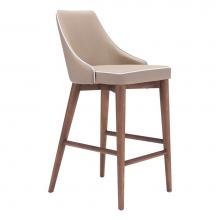 Zuo 100279 - Moor Counter Chair Beige