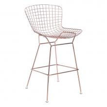 Zuo 100362 - Wire Bar Chair Rose Gold (Set of 2)