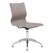 Zuo 100379 - Glider Conference Chair Taupe