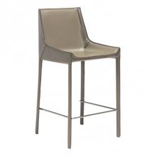 Zuo 100646 - Fashion Bar Chair Stone Gray (Set of 2)
