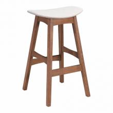 Zuo 100957 - Allen Barstool Dove Gray & Walnut (Set of 2)