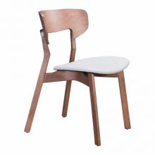 Zuo 100979 - Russell Dining Chair (Set of 2) Walnut and Gray
