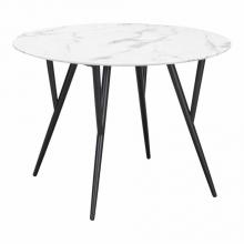 Zuo 100999 - Marcus Dining Table Stone & Matte Black