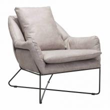 Zuo 101003 - Finn Lounge Chair Distressed Gray