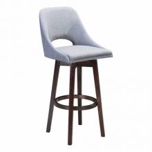 Zuo 101010 - Ashmore Bar Chair Gray