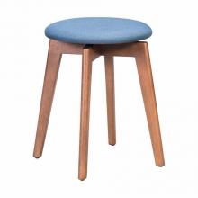 Zuo 101012 - Billy Stool Walnut & Ink Blue (Set of 2)