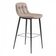 Zuo 101086 - Tangiers Bar Chair (Set of 2) Taupe