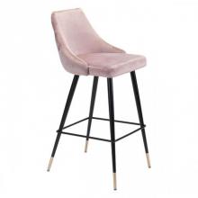 Zuo 101096 - Piccolo Bar Chair Pink