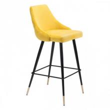 Zuo 101099 - Piccolo Bar Chair Yellow