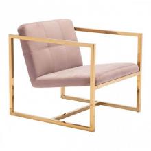 Zuo 101109 - Alt Arm Chair Pink Velvet