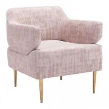 Zuo 101138 - Oasis Arm Chair Pink Velvet