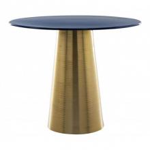 Zuo 101449 - Reo Side Table Blue and Gold