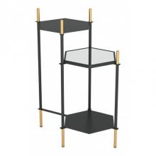 Zuo 101467 - William Side Table Gold and Black