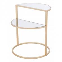 Zuo 101470 - Terrace Side Table Mirror and Gold