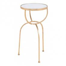 Zuo 101477 - Hera Side Table Gold and Mirror