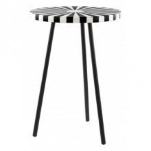 Zuo 101542 - Flare Side Table Black and White