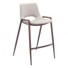 Zuo 101693 - Desi Counter Chair (Set of 2) Beige
