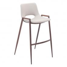 Zuo 101699 - Desi Bar Chair (Set of 2) Beige