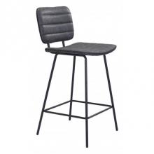 Zuo 101707 - Boston Counter Chair Vintage Black