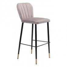 Zuo 101709 - Manchester Bar Chair Gray