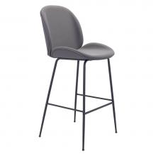 Zuo 101741 - Miles Bar Chair Gray