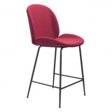 Zuo 101745 - Miles Counter Chair Red
