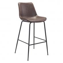 Zuo 101771 - Byron Bar Chair Brown