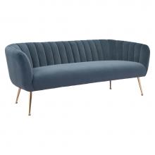 Zuo 101854 - Deco Sofa Gray and Gold