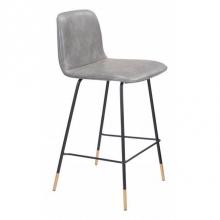 Zuo 101896 - Var Counter Chair Gray