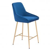 Zuo 101908 - Mira Counter Chair Navy