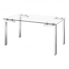 Zuo 102142 - Roca Dining Table Polished Stainless Steel