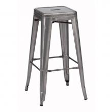 Zuo 106110 - Marius Barstool Gunmetal (Set of 2)