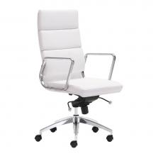 Zuo 205893 - Engineer High Back Office Chair White