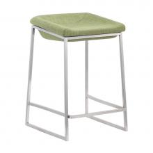 Zuo 300036 - Lids Counter Stool (Set of 2) Green