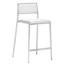 Zuo 300189 - Dolemite Counter Chair (Set of 2) White