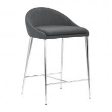 Zuo 300334 - Reykjavik Counter Chair (Set of 2) Graphite