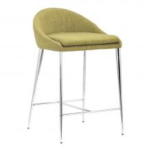 Zuo 300335 - Reykjavik Counter Chair (Set of 2) Pea Green