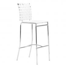 Zuo 333071 - Criss Cross Bar Chair (Set of 2) White