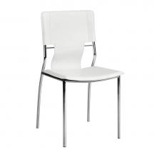 Zuo 404132 - Trafico Dining Chair White (Set of 4)