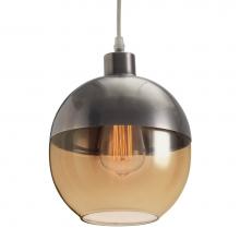 Zuo 50315 - Trente Ceiling Lamp Satin and Amber