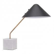 Zuo 56080 - Pike Table Lamp Black and White
