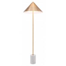 Zuo 56101 - Bianca Floor Lamp Gold and White