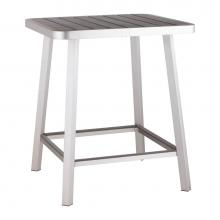 Zuo 703184 - Megapolis Bar Table Brushed Aluminum